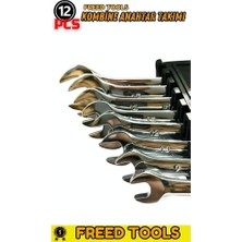 Freed Tools 12 Parça Kombine Anahtar Takımı 12 Li Düz-Yıldız 6 x 22 mm