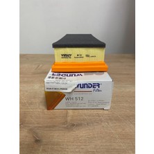 Monreal Wunder WH512 Süngerli Hava Filtresi Peugeot 206 207 307 308 - Partner / Citroen C3 C4 Berlıngo 1.6 Hdı