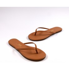 Tkees Kadın Camel Parmak Arası Terlik