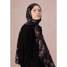 Fresh Scarfs Wıld Rose Desen Vual Şal Lavanta