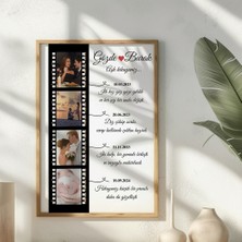 Çocuk Kalbi Atölyesi Sevgililer Günü Aşk Hikayesi, Fotoğraflı Kişiye Özel Tasarım Tablo, Sevgililer Günü si