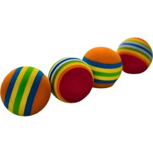 Zen Dog Renkli Eğlence Topu- Kediler İçin İdeal - 4'lü Set