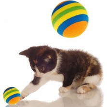 Zen Dog Renkli Eğlence Topu- Kediler İçin İdeal - 4'lü Set