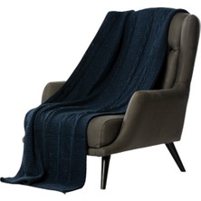 Woolhome Triko Örgü Tv Battaniyesi 170X130
