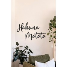 Hakuna Matata Metal Duvar Yazısı