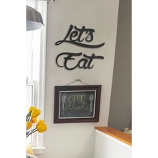 Let's Eat Metal Duvar Yazısı
