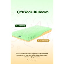 Junibed Adventure Ortopedik Çocuk Yatağı Çift Taraflı – 3-7 Yaş ve 8-12 Yaş Uyumlu