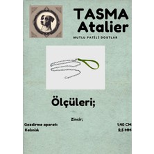 Tasma Atalier Zincirli Köpek Gezdirme Aparatı 3mm-140cm
