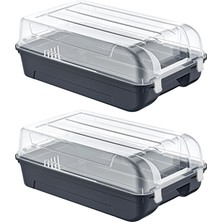 Smartware 2'li Set Erkek Antrasit Ayakkabı Kutusu