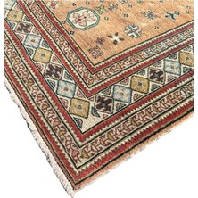 Burak Halı Eskitme El Dokuması Bünyan Halısı 120 x 190 Kiremit Yün Halı