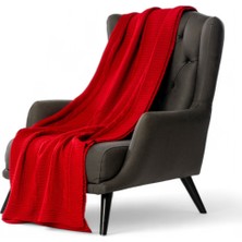 Woolhome Triko Örgü Tv Şalı 170X130