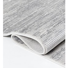 Colore Home Nadide Toz Vermez Tüy Vermez Saçaksız Dokuma Halı Gri Yolluk Gri Halı
