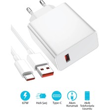 Leastra Android Uyumlu 67W Type-C Turbo Şarj Aleti Cihazı Seti 67 Watt Leastra