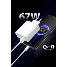Leastra Android Uyumlu 67W Type-C Turbo Şarj Aleti Cihazı Seti 67 Watt Leastra