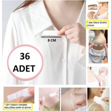 Dekolte Elbise Sabitleyici Yaka V Yaka Bluz Kravat Sabitleme Strablez Şeffaf Bant 36 Adet