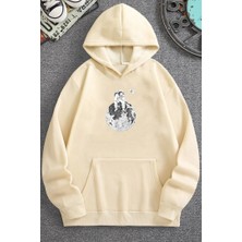 Only Trendwear Unisex Astronot Baskılı Sweatshirt