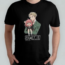 Pixxa Spy x Family Anya  %100 Pamuklu Bisiklet Yaka T-Shirt Model 5