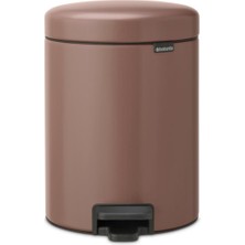 Brabantia Çöp Kutusu 5 Litre Newicon Pedallı Satin Taupe 233982