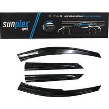 Sunplex Honda Civic 2011-2016 Cam Rüzgarlığı 4 Parça