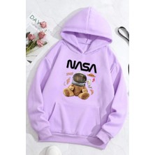 Only Trendwear Unisex Nasa Bear Baskılı Sweatshirt
