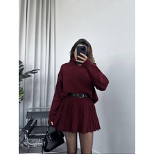 Specter Boğazlı Triko Takım- Kemersiz