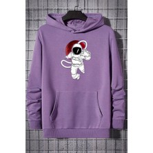 Only Trendwear Unisex Astronot Baskılı Sweatshirt