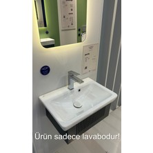 Turkuaz Seramik Cerastyle Porto 65 x 38 cm Etajerli Lavabo