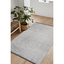 Dekoratif Halı Dokuma Halı Şönil Halı Gri