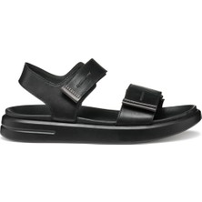 Geox Kadın Siyah D Xand 2s E - Smo. Lea + Pear Bantlı Deri Sandalet D45PAE043AJC9B1G