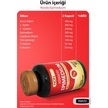 Nondo Advanced  Epimedyum 180 Kapsül ( 3 Aylık Kullanım )