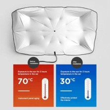 Araç Içi Ön Cam Şemsiye Güneşlik