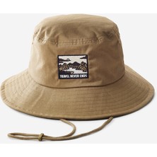 Uv Korumalı Outdoor Trekking Şapkası - Kahverengi - Travel 100