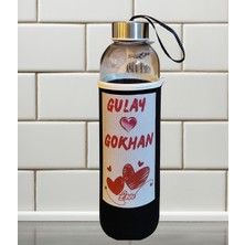 Hikmetlirenk Kişiye Özel Cam Su Şişesi 750 ml