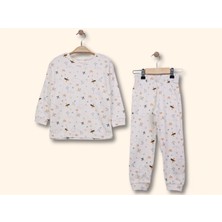 Little Pumpkin Mevsimlik Erkek Çocuk Uçak Desenli Pijama Takımı