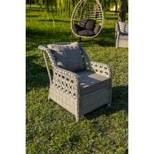 Btk Concept Oscar Rattan Bahçe Mobilyası 3+1+1 Masalı Garanti̇li̇