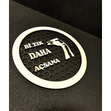 20 cm Midrange Kapağı Bi Tık Daha Açsana Yazılı 1 Takım Midrange Hoparlör Kapağı 2 Adet