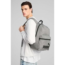Puma Phase Backpack III M Gri Erkek Sırt Çantası Ergonomik Tasarım ve Günlük Kullanım İçin