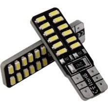 Erlight T10 Dipsiz W5W 24 LED Beyaz Park Ampulü 2ADET Güçlü Işık