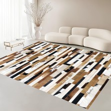 Premium Kalite Kaymaz Taban Silinebilir Salon Mutfak Koridor Halısı Vizon 4202