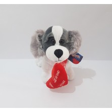 25X21 cm Kalpli Peluş Oyuncak Köpek Sevimli Peluş Oyuncak Çocuklar Için Hediye