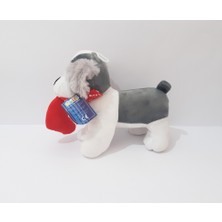25X21 cm Kalpli Peluş Oyuncak Köpek Sevimli Peluş Oyuncak Çocuklar Için Hediye