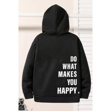 Only Trendwear Do What Baskılı Erkek - Kız Çocuk Rahat Kalıp Sweatshirt