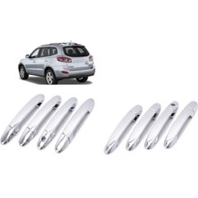 Hyundai Santa Uyumlu Fe 2006 2012 Kapı Kolu Abs (Plastik) Krom