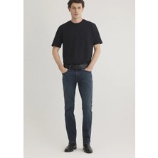 Mavi Marcus Lux Black Puslu Koyu Mavi Jean Pantolon 0035189351
