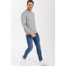 Closus İnterlong Yuvarlak Yaka Uzun Kollu Regular Fit Sweatshirt