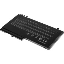 Retro Dell Latitude E5270, E5470 Laptop Uyumlu Bataryası Pil - 3 Cell