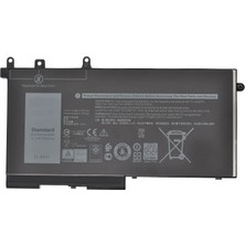 Retro Dell Latitude 5290 Model T17G, T17G002 Laptop Uyumlu Batarya Pil