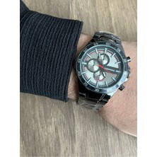 Zios Lüks Spor Erkek Kol Saati - Siyah Renk, Gri Kadran KS1095