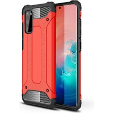 Grabono Samsung Galaxy S20 Kılıf 5 Katmanlı Tam Koruma Military Standart Army Tank Kılıf