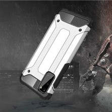 Grabono Samsung Galaxy S20 Kılıf 5 Katmanlı Tam Koruma Military Standart Army Tank Kılıf
